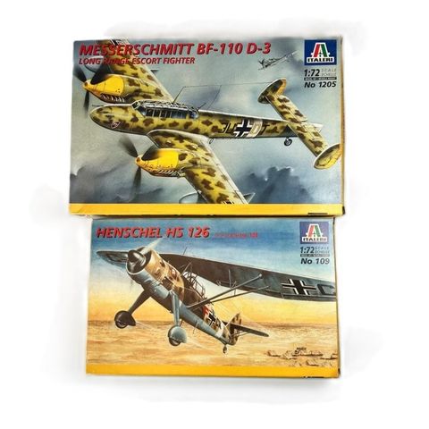 Italeri 1:72 - Modellsett  (2) - Long Range Escort Fighter - Messerschmitt BF-11