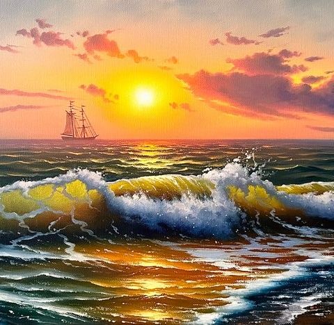 Sergei Stoev (1971) - Warm shades of sea