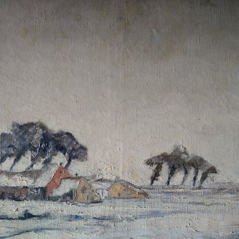 Jean Louis Minet (1898-1948) - sneeuwlandschap