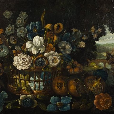 Fransk skole (XVII) - Flower still life