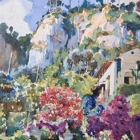 Francesco Galante (1884-1972) - Scorcio di Sorrento