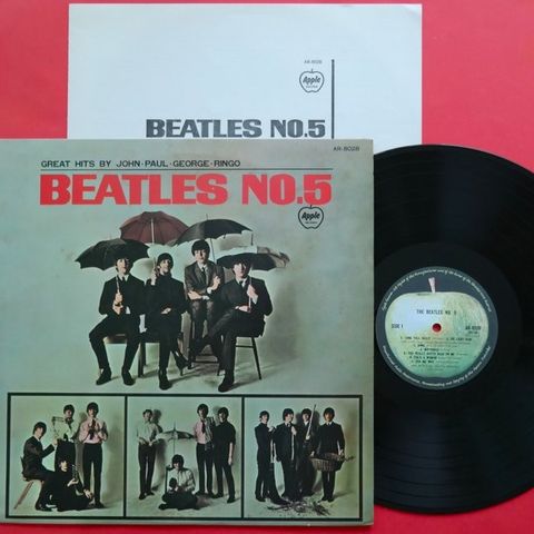 Beatles - Beatles No. 5 / Japan 1970 1st-press In Wonderful Media Condition - LP