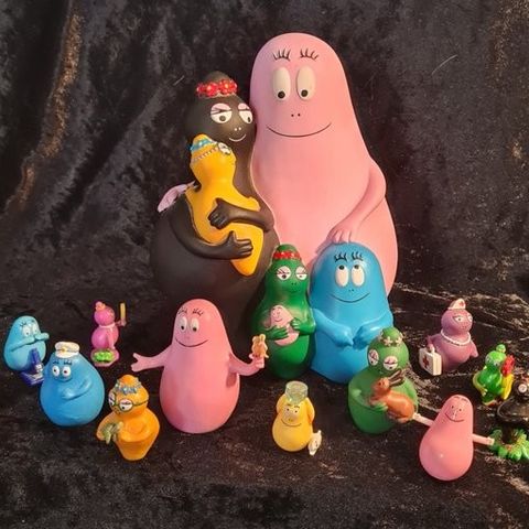 Temasamling - Barbapapa med familie - Plastoy