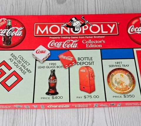 Brettspill - Monopoly USAopoly Coca-Cola Collector's Edition