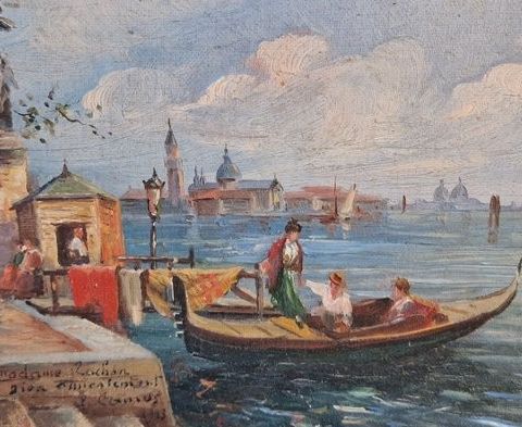 Paul Camus (1874-1939) - L'arrivée à Venise