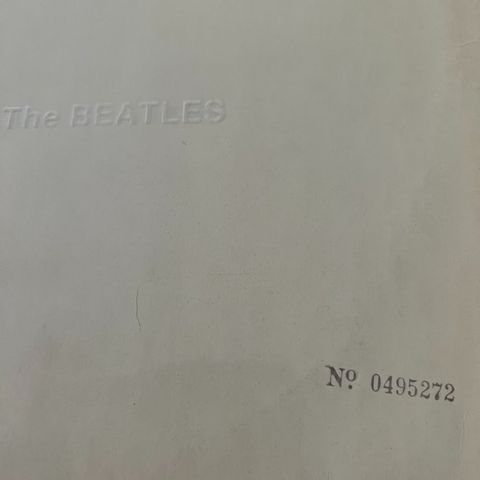 Beatles - "White Album" [UK 1968 pressing, TOP LOADER] - Poster + Photos - 2 x L