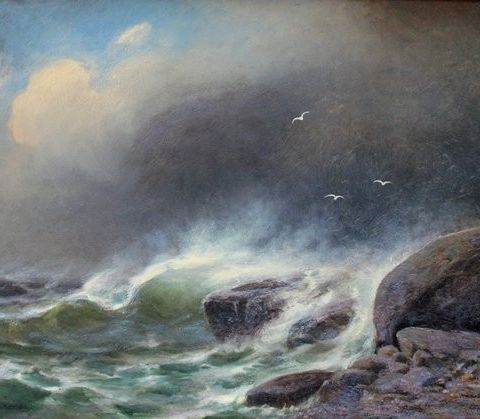 Iwan Konstantinowitsch Aiwasowski (???????????) (1817-1900), follower of - Sea s