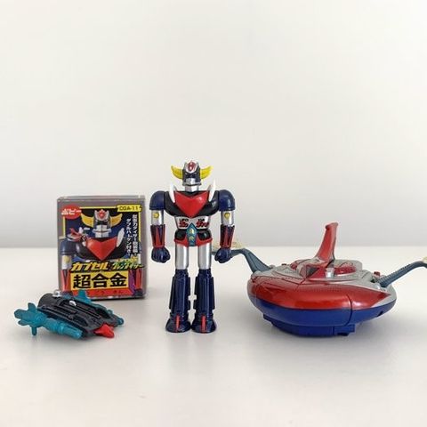 Bandai  - Toy robot Popy - UFO Robo Grendizer Goldorak CGA 11 + CGA 12 - Capsule