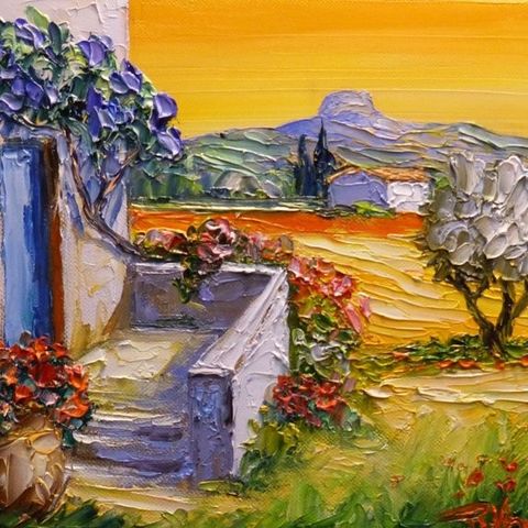 Vincent Rallo (1954) - Le cabanon à Aubagne  en Provence