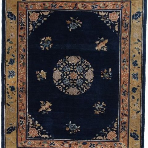 Antique Chinese Peking Carpet - Ekte asiatisk håndlaget teppe - Teppe - 220 cm -