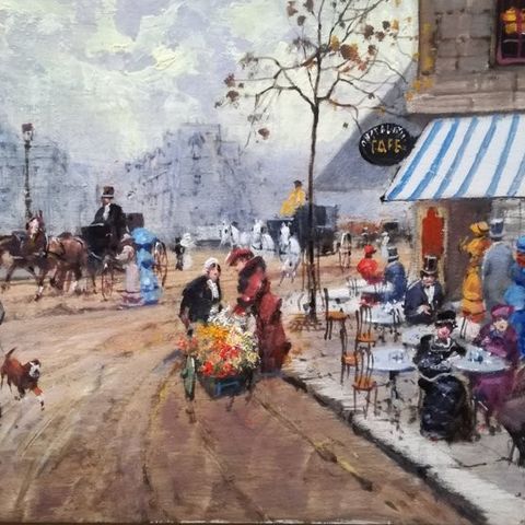 Francesco Tammaro (1939) - Caffè a Paris