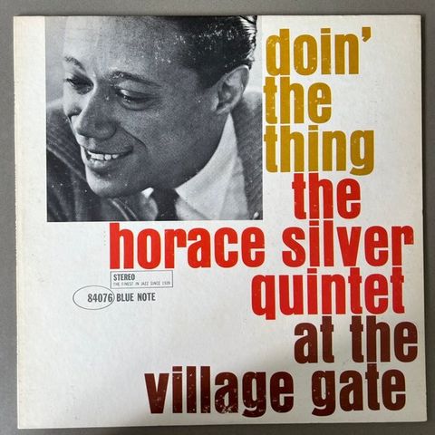 Horace Silver - Doin The Thing At The Village Gate - Vinylplate singel - 1966