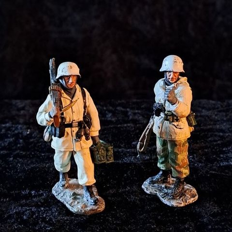 King and Country - Miniatyrfigur - WW2-Bastogne Winter Combat  (2) - Tinn