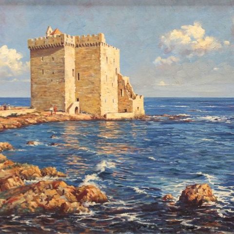 Vicent Cortell Roca (1942) - Monastère fortifié de l'abbaye de Lérins