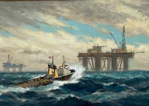 Stuart Beck (1903-2000) - Supplies for the oilmen