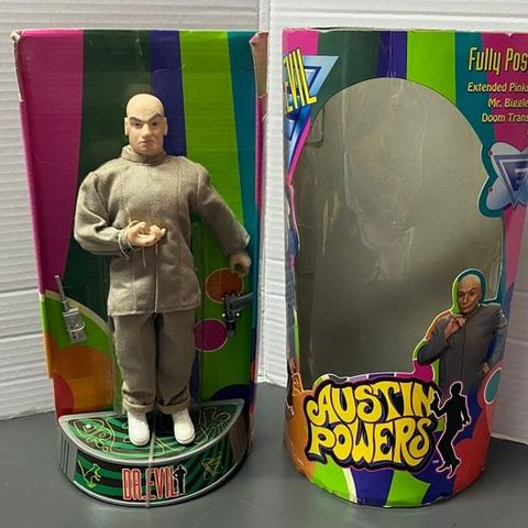 Austin Powers, by Trendmasters - Statue - Dr. Evil Fully Poseable Shagadelic (19