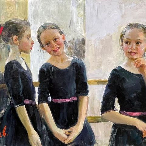 Vladimir Goussev (1957) - Jeunes Ballerines