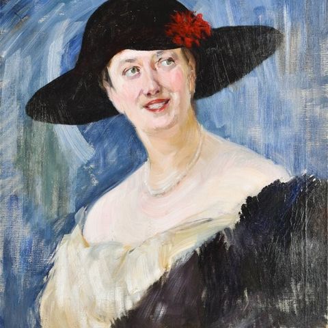 Piet van der Hem (1885-1961) - Portrait of a Amsterdam socialite