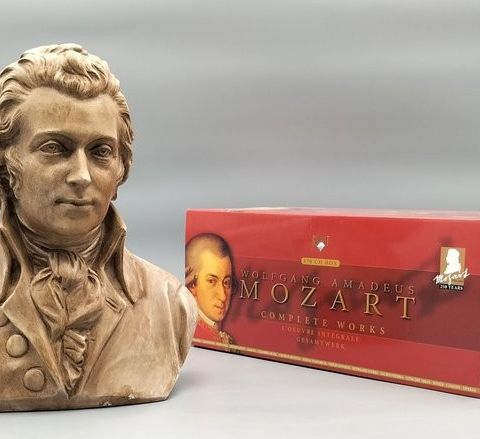 Wolfgang Amadeus Mozart - Complete collectie 170 cd- box + Buste - Flere titler 