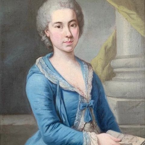 Jean-Étienne Liotard (1702-1789), Circle of - Portrait of a regency period lady 