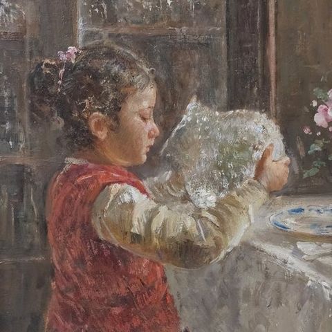 Giovanni Panza (1894-1989) - Il vaso di fiori