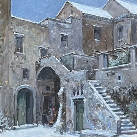 Vincenzo Canino (1892-1978) - Paesaggio innevato