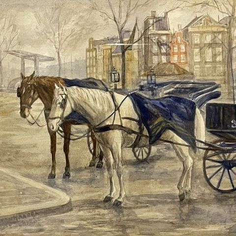 D. J. van Haaren (1897-1953) - Koetsen en paarden