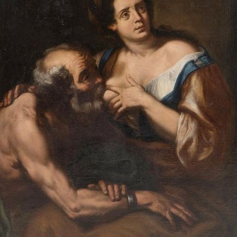 Italian school (XVII), After Carlo Francesco Nuvolone - Roman Charity