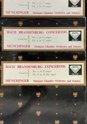 Karl Münchinger Stuttgart Chamber Orchestra and Soloists - Bach  - Brandenburg C