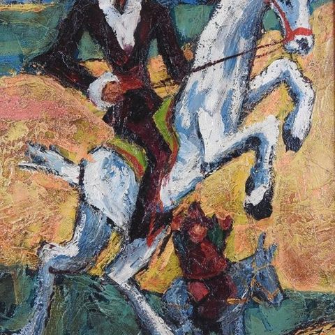 Henry Maurice D'Anty (1910-1998) - Don Quichotte - la charge