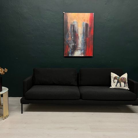 GRATIS LEVERING - SALG! Nyrenset SITS Ludvig 3 seter design sofa fra Bohus