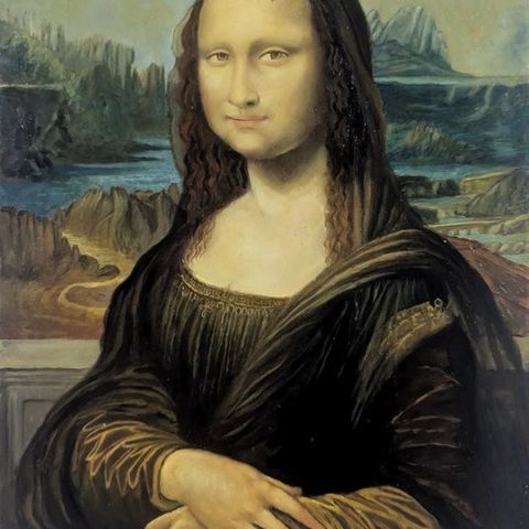 Luigi Improta (XX-XXI), after Leonardo da Vinci - La gioconda - Omaggio a da Vin