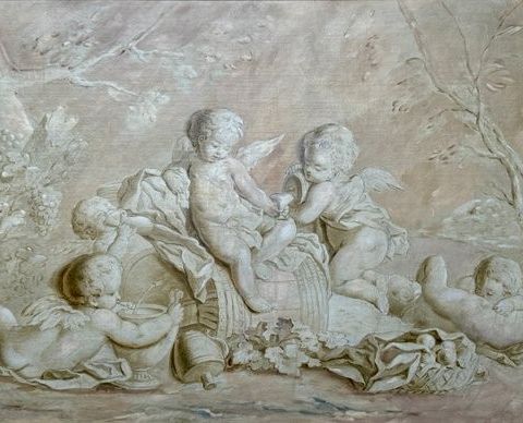 Piat Joseph Sauvage (1744–1818), Workshop of - Un bas-relief en trompe l'oeil re