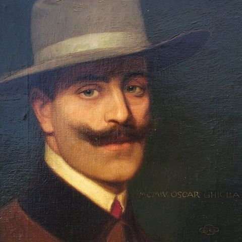 Oscar Ghiglia (1876-1945) - Ritratto di Giulio Carlo Casazza