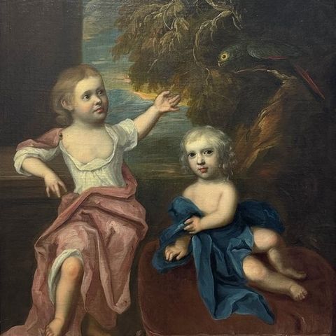 Anglo-Dutch School of Sir Peter Lely (1618-1680), Circle of - Portrait of two yo