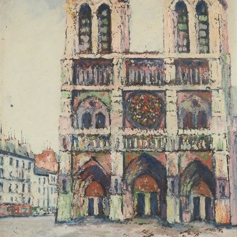 Elisée Maclet (1881-1962) - Paris : la Cathédrale Notre Dame