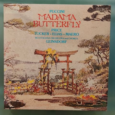 Puccini - Madama Butterfly - Flere titler - LP-boks sett - 1963