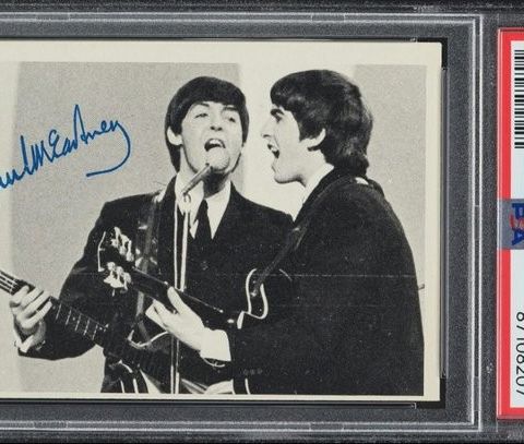 Beatles - Samlekort, B&W 2nd Series - Paul McCartney #69 - PSA 5 EXCELLENT - 196