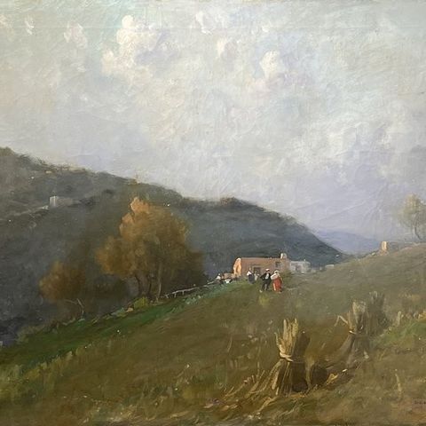 Nicolas De Corsi (1882-1956) - Paesaggio del beneventano