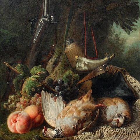 Joseph Henri Condamin (1847-1917) - Hunting still life II