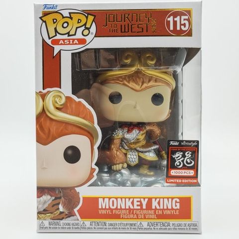 Funko  - Funko Pop Asia Journey To The West Monkey King #115 - 2020+ - Kina