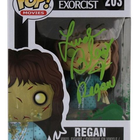 Funko  - Funko Pop #203 Linda Blair - Autograph & Inscription - Beckett COA