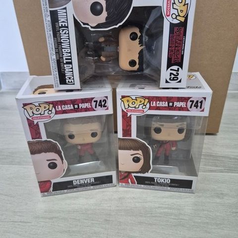 Funko  - Funko Pop Mixed Collection of 3 Stranger Things / Casa de Papel - 2010-