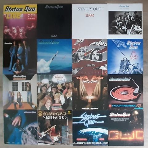 Status Quo - Great collection of 12 albums in Excellent condition - LP - 1973