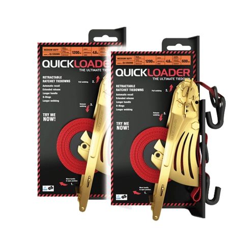 Quickloader 1200 kg TWINPACK (2 stk.) selvopprullende jekkestropper