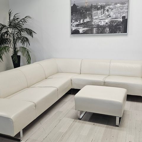 Seville# Skinn sofa fra Bolia |