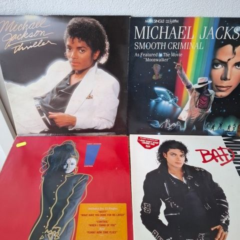 Michael Jackson & Related - Thriller, Bad, Smooth Criminal(Maxi), Control - LP-a