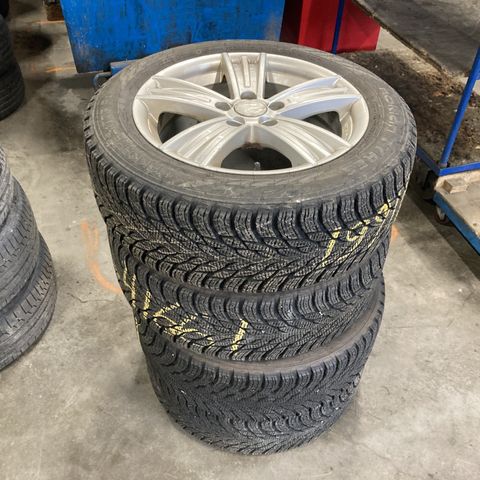 Hjulsett vinter 16" ALU Ford Focus. Dekk og felg