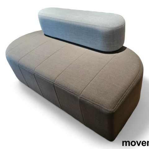 Loungesofa fra Profim, modell Revo i brunt/grått, 239cm bredde, pent brukt