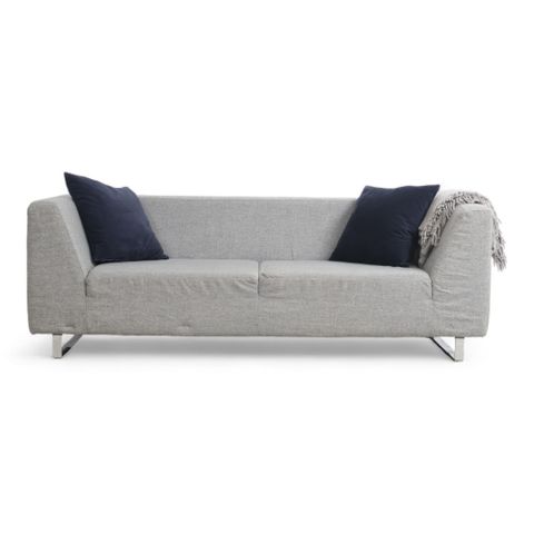 Fri Frakt | Nyrenset | Lys grå 3-seter sofa fra Bo Concept